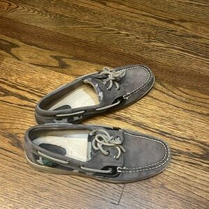 Sperry Topsider shoes.  Animal print size 8.5 women’s.